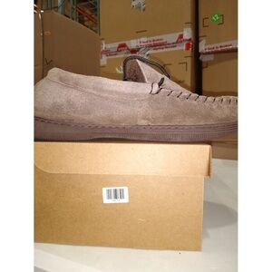 Lamo Men's Moc Shoes, Moccasin Brown 12